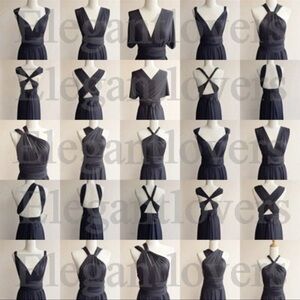 Light pink convertible strap dress S